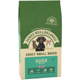 James WellBeloved Adult Small Breed Dog Food Duck Flavour