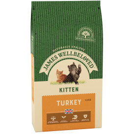 James WellBeloved Adult Kitten Food Turkey Flavour